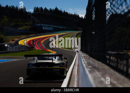 60 GROVE Stephen (aus), GROVE Brenton (aus), CAIROLI Matteo (ita), Iron Lynx, Mercedes-AMG GT3 Evo #60, LM GT3, action pendant les 6 heures TotalEnergies de Spa-Francorchamps 2025, 3ème manche du Championnat du monde FIA d'Endurance 2025, du 8 au 10 mai 2025 sur le circuit de Spa-Francorchamps à Stavelot, Belgique - photo Javier Jimenez/DPPI Live News Banque D'Images
