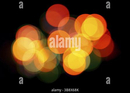 Bokeh. Fond abstrait pour desing. Fabriqué à partir de quatre photos Banque D'Images