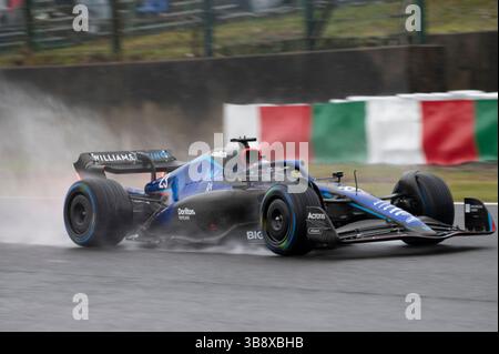 6 octobre 2022, Suzuka, Mie, Japon : 7 octobre 2022 : circuit de Suzuka, Préfecture de Mie, JAPON : ALEXANDER ALBON de Williams #23 lors d'une séance d'essais sous pluie 2 du Grand Prix du Japon Honda de formule 1. Sports mécaniques. (Crédit image : © Taidgh Barron/ZUMA Press Wire) Banque D'Images