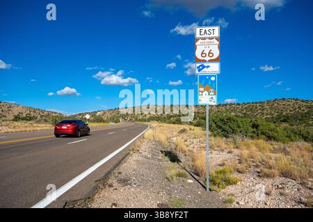 L'historique route 66, Arizona, États-Unis Banque D'Images