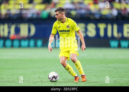 24 mai 2023, VILLARREAL, CASTELLON, ESPAGNE : Giovani Lo Celso de Villarreal en action lors du match de la ligue Santander entre Villareal CF et Cadix CF au stade la Ceramica le 24 mai 2023, à Castellon, Espagne. (Crédit image : © Ivan Terron/AFP7 via ZUMA Press Wire) Banque D'Images