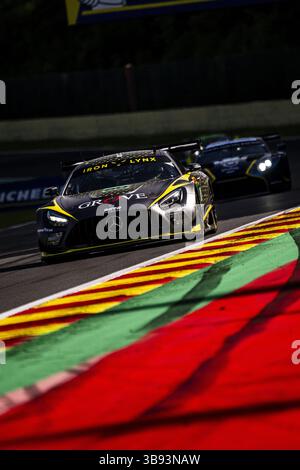 60 GROVE Stephen (aus), GROVE Brenton (aus), CAIROLI Matteo (ita), Iron Lynx, Mercedes-AMG GT3 Evo #60, LM GT3, action lors des 6 heures TotalEnergies de Spa-Francorchamps 2025, 3ème manche du Championnat du monde d'Endurance FIA 2025, du 8 au 10 mai 2025 sur le circuit de Spa-Francorchamps à Stavelot, Belgique Banque D'Images