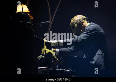 6 octobre 2023, Oslo, Copenhague, Norvège : Oslo, Norvège. 06 octobre 2023. Le groupe de rock norvégien Kaizers Orchestra donne un concert au Sentrum Scene à Oslo. (Crédit image : © Tord Litleskare/Gonzales photo via ZUMA Press) Banque D'Images