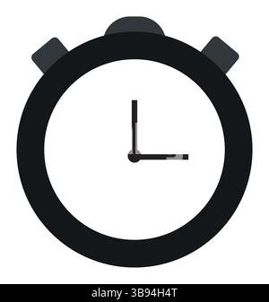 Style de l'icône réveil. Illustration vectorielle Illustration de Vecteur