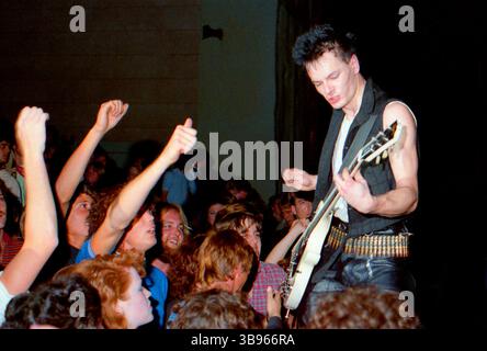 Fern Park, Floride, États-Unis : The CLASH - VINCE WHITE - Orlando Jai Alai Fronton, 30 mars 1984 (crédit image : © Christopher Helton via ZUMA Press Wire) Banque D'Images