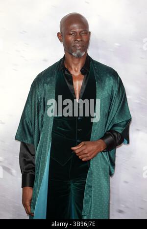 7 mars 2023, Londres, Royaume-Uni : Dimon Hounsou assiste à la projection spéciale britannique de ''Shazam ! Fury of the Gods'' au Cineworld Leicester Square à Londres. (Crédit image : © Fred Duval/SOPA images via ZUMA Press Wire) Banque D'Images