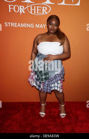 Los Angeles, États-Unis. 08 mai 2025. Genesis Denise Hale arrive au Chi saison 7 qui se tient à St Helen's House à Los Angeles, CA le jeudi 8 mai 2025. (Photo de Juan Pablo Rico/Sipa USA) crédit : Sipa USA/Alamy Live News Banque D'Images