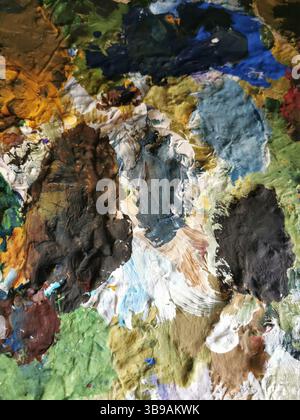 texture de palette de couleur comme fond très agréable Banque D'Images