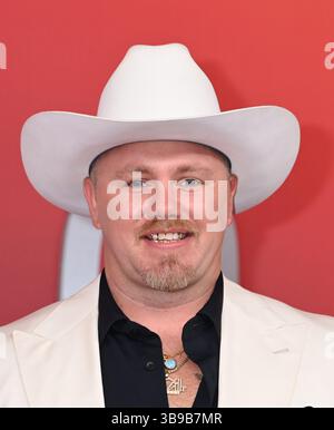 Friso, États-Unis. 08 mai 2025. Ernest arrive à la 60e cérémonie des Academy of Country Music Awards qui s'est tenue au Ford Center at the Star le 8 mai 2025 à Friso, TX © Tammie Arroyo/AFF-USA.com crédit : AFF/Alamy Live News Banque D'Images