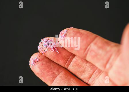 nanoplastique Banque D'Images