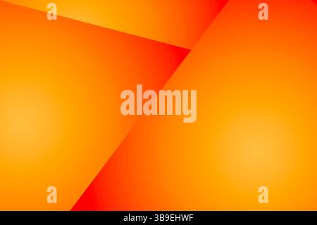 Géométrique abstraite fond orange Banque D'Images