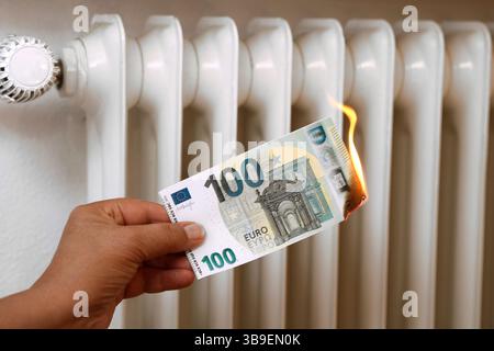 Augmentation de la pauvreté par le biais de l'inflation Banque D'Images