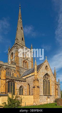 Holy Trinity Church, William Shakespeare a été baptisé et enterré ici, Stratford-upon-Avon, Warwickshire, Angleterre, Grande-Bretagne Banque D'Images