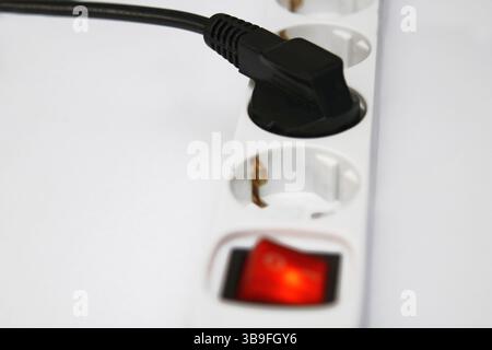 Le stand-by coûte également de l'électricité Banque D'Images