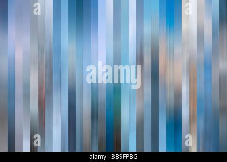 Rayures colorées, composées de 30 clichés individuels Banque D'Images