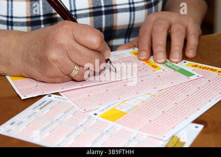 L'espoir d'une grande victoire Banque D'Images