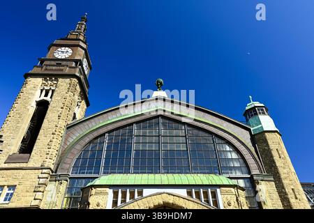La gare centrale de Hambourg, Allemagne Banque D'Images