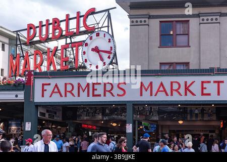 Scènes de Seattle, Washington, États-Unis. Banque D'Images