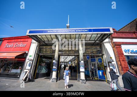 La station South Kensington Banque D'Images