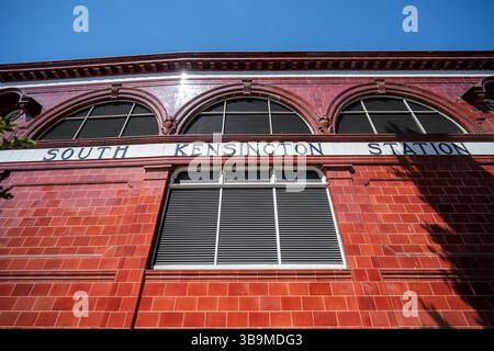La station South Kensington Banque D'Images