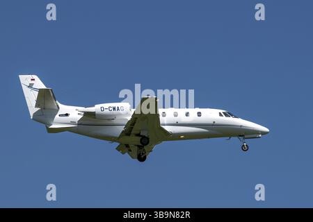 Avion Silver Cloud Air, d-CWAG, Cessna 560XL citation XLS Banque D'Images