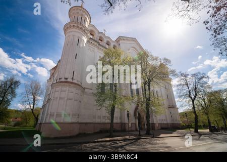 Cathédrale de Theotokos, église orthodoxe de style byzantin à Vilnius, Lituanie Banque D'Images