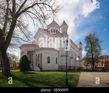 Cathédrale de Theotokos, église orthodoxe de style byzantin à Vilnius, Lituanie Banque D'Images