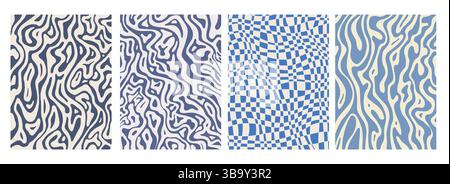 Ensemble d'arrière-plans vectoriels abstraits verticaux Illustration de Vecteur