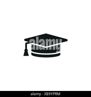 L'icône de Graduation Cap Illustration de Vecteur