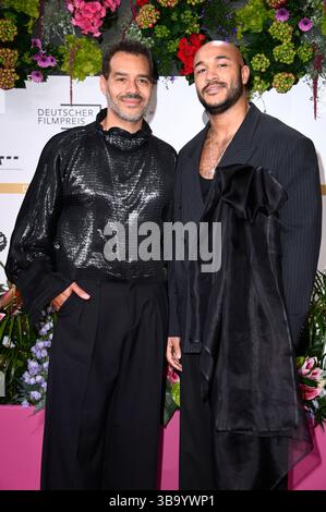 Michael Klammer und Malick Bauer BEI der 75. Verleihung des Deutschen Filmpreises 2025 im Theater am Potsdamer Platz. Berlin, 09.05.2025 Banque D'Images