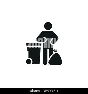 Icône Garbage Collection Illustration de Vecteur
