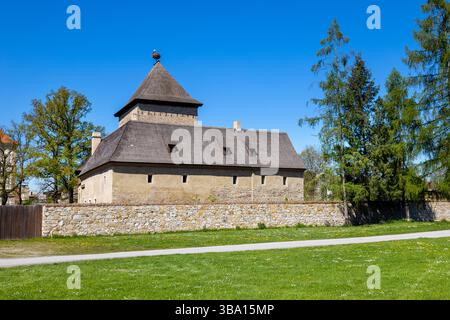 Horní tvrz, Kestřany, Jihočeský kraj, Česká republika / Château en Kestrany village, South Bohemian Region, République Tchèque Banque D'Images