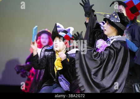 Biélorussie, Gomel, 1er avril 2018. Gomel State Circus.les enfants exécutent une représentation théâtrale, Europe Banque D'Images