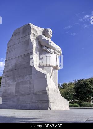 Washington DC, États-Unis - 15 octobre 2021 : The Martin Luther King Jr. Mémorial sur le National Mall à Washington DC Banque D'Images