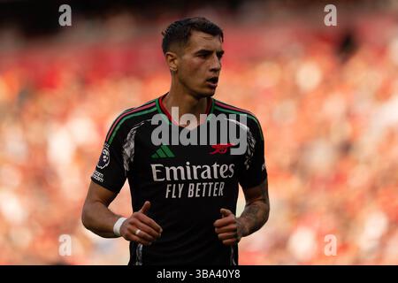 Anfield, Liverpool le dimanche 11 mai 2025. Jakub Kiwior d'Arsenal est vu lors du match de premier League entre Liverpool et Arsenal à Anfield, Liverpool, dimanche 11 mai 2025. (Photo : Steven Halliwell | mi News) crédit : MI News & Sport /Alamy Live News Banque D'Images