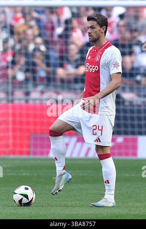 Amsterdam, Allemagne. 11 mai 2025. Fussball Ehrendivision 32. Spieltag Ajax Amsterdam - NEC Nijmegen AM 11.05.2025 in der Johan Cruijff Arena in Amsterdam Daniele Rugani ( Amsterdam ) Foto : Revierfoto crédit : ddp Media GmbH/Alamy Live News Banque D'Images