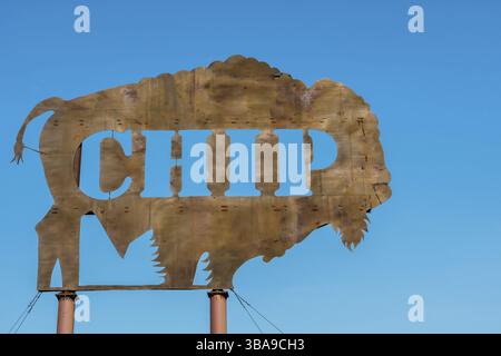 Sturgis, SD, États-Unis - 29 mai 2019 : le terrain de camping Buffalo Chip Banque D'Images