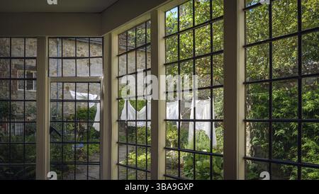 Intérieur du 16ème siècle antique Avebury Manor à Avebury Angleterre Royaume-uni Banque D'Images