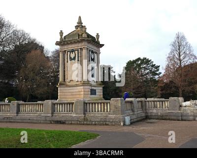 Cénotaphe de Bournemouth, Central Gardens, Bournemouth, Dorset, Angleterre, Royaume-Uni, février 2023 Banque D'Images
