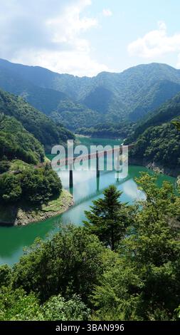 Bridging nature – vues panoramiques depuis Shizuoka, Japon Banque D'Images