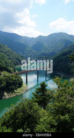 Bridging nature – vues panoramiques depuis Shizuoka, Japon Banque D'Images