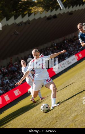 Cologne, Allemagne. 11 mai 2025. Cologne, Allemagne, 11 mai 2025 Julia Schiffahrt (22 - 1.FC Koeln) tournée lors du match Google Pixel Frauen-Bundesliga entre le 1.FC Koln et turbine Potsdam au Franz-Kremer-Stadion, à Cologne, en Allemagne. (Gabor Baumgarten/SPP) crédit : SPP Sport Press photo. /Alamy Live News Banque D'Images