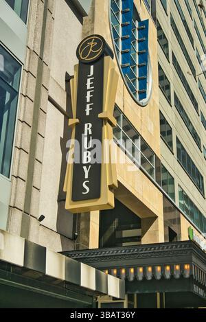 Le célèbre Jeff Rubys Steak House dans le centre-ville de Cincinnati Ohio USA 2025 Banque D'Images