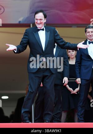 Cannes, France. 13 mai 2025. Le réalisateur américain Quentin Tarantino assiste à la cérémonie d'ouverture du 78ème Festival de Cannes, en France, mardi 13 mai 2025. Photo de Rune Hellestad/ crédit : UPI/Alamy Live News Banque D'Images