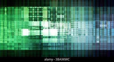 Le Réseau Du Système De Santé En Tant Que Concept De Technologie Numérique Banque D'Images