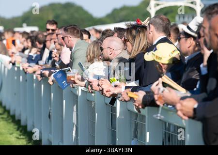 Ascot, Royaume-Uni. 9 mai 2025. Courses hippiques à Ascot Racecourse à Ascot, Berkshire. Crédit : Maureen McLean/Alamy Banque D'Images