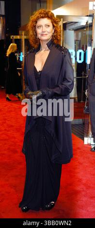 Susan Sarandon à la première de The Lovely Bones à Londres, le 24 novembre 2009 Banque D'Images