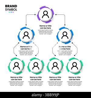 Modèle infographique avec 3 couches. Leadership. Peut être utilisé pour la mise en page de flux de travail, diagramme, bannière, webdesign. Illustration vectorielle Illustration de Vecteur