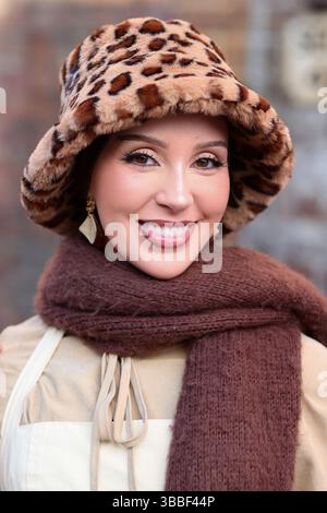 Sydney, Australie, 14 mai 2025. Kishana posant lors de l'AFC Australian Fashion week 2025 présentée par Shark Beauty au Carriageworks le 14 mai 2025 à Sydney, en Australie. Crédit : Pete Dovgan/Speed Media/Alamy Live News Banque D'Images