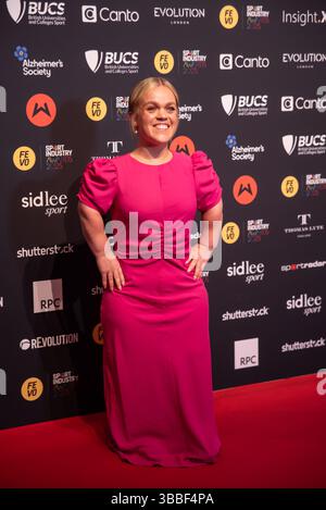 Londres, Angleterre. 15 mai 2025. Ellie Simmonds pose sur le tapis rouge aux FEVO Sport Industry Awards. Cristina Massei/Alamy Live News Banque D'Images